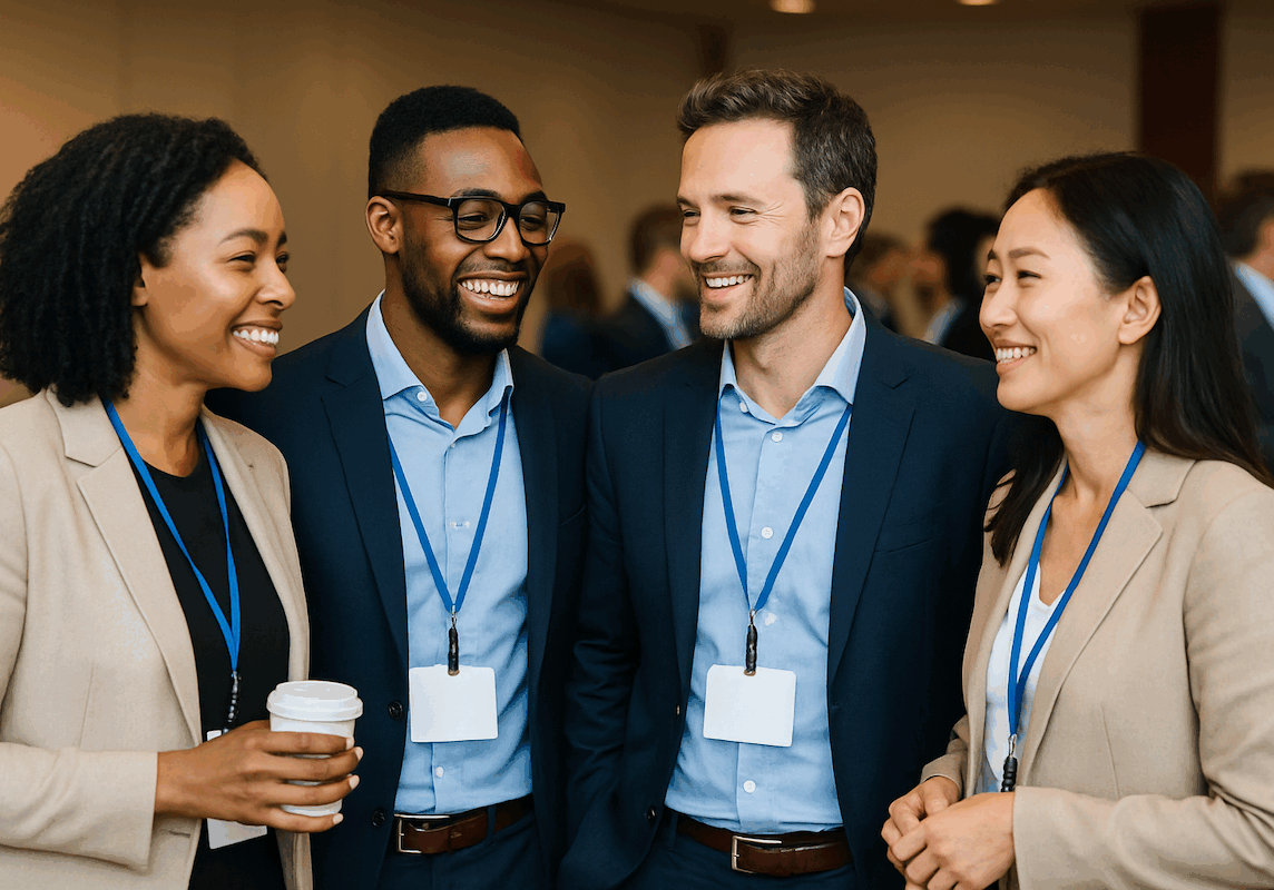 ai generated image of networking professionals